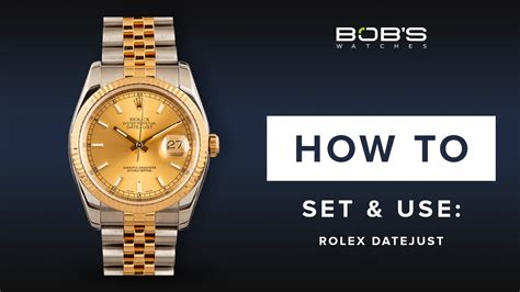 how to set date on datejust rolex|Rolex watch change Datejust bezel.